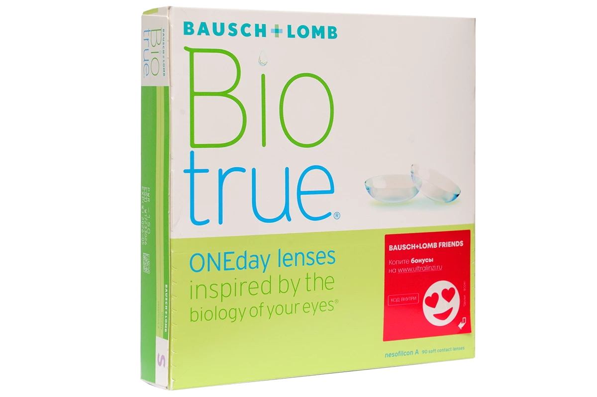 Контактные линзы bausch lomb biotrue oneday