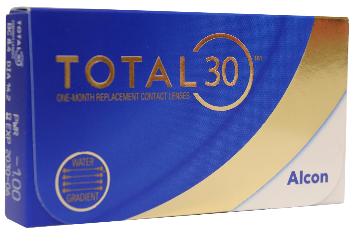 Контактные линзы Total 30 (3 линзы) в Москве | Купить в интернет ...