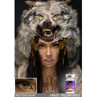 Карнавальные контактные линзы ADRIA Crazy (1 линза)