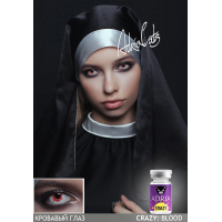 Карнавальные контактные линзы ADRIA Crazy (1 линза)