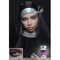 Карнавальные контактные линзы ADRIA Crazy (1 линза)