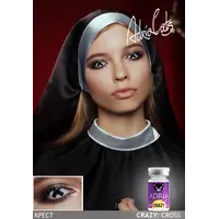 Карнавальные контактные линзы ADRIA Crazy (1 линза)