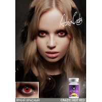 Карнавальные контактные линзы ADRIA Crazy (1 линза)