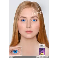 Карнавальные контактные линзы ADRIA Crazy (1 линза)