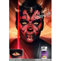 Карнавальные контактные линзы ADRIA Crazy (1 линза)